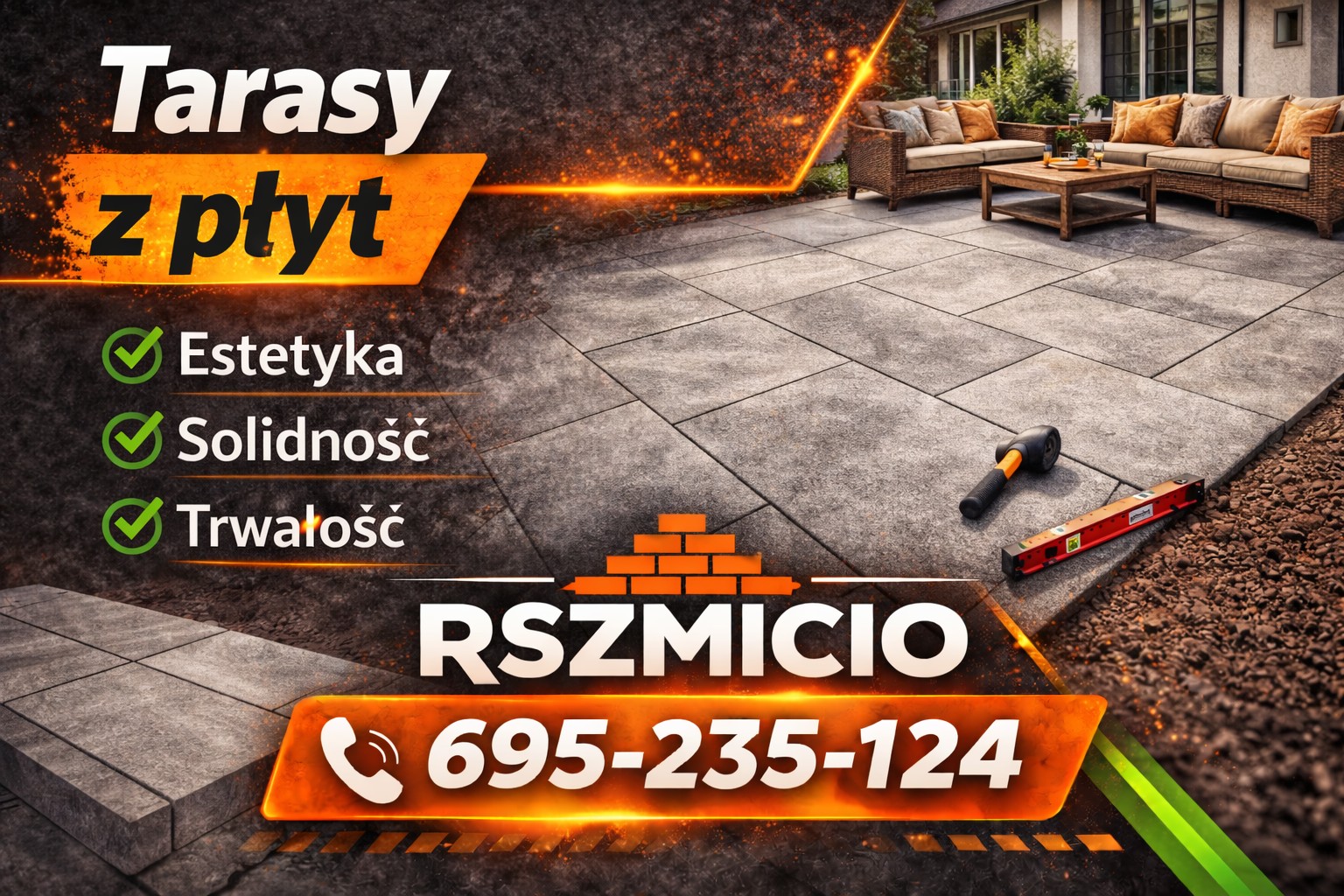 Podjazd z płyt betonowych o nowoczesnym wykończeniu - solidne usługi brukarskie Bobrowniki realizowane przez RSZMICIO.